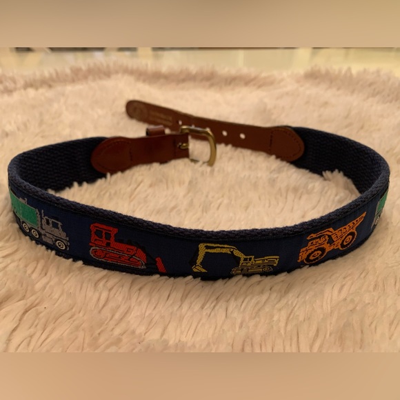 Other - Boys 20” Navy Belt “construction trucks”
